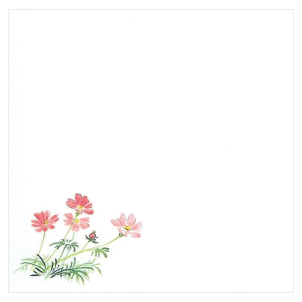 食品シート M33-002 耐油懐敷 15角 秋桜 100枚入 マイン